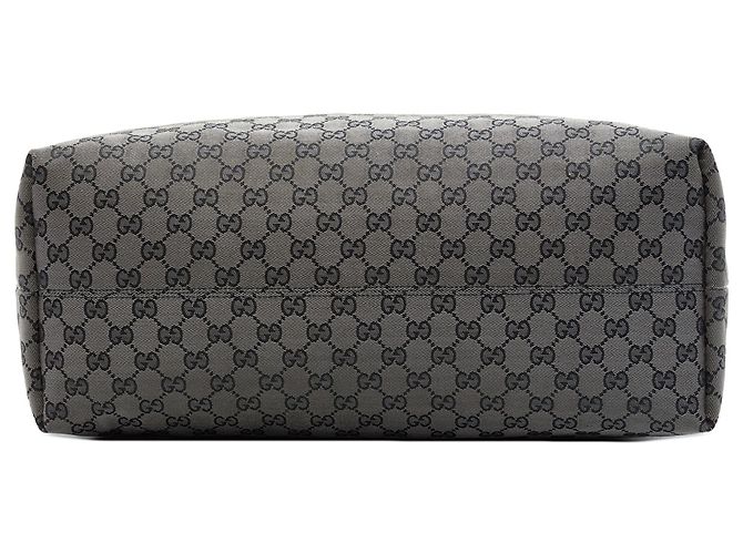Gucci GG Denim Tote in Grau Braun Anthrazitgrau - Ansicht 3