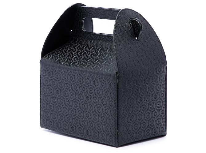 Autre Marque Bolsa de mão Saint Laurent Take Away Box em couro monograma preto - vista 2