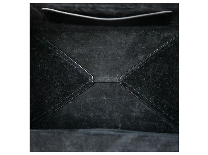 Autre Marque Bolsa de mão Saint Laurent Take Away Box em couro monograma preto - vista 4