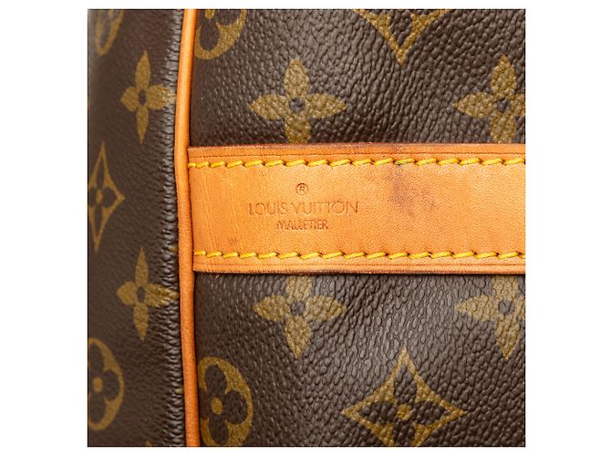 Louis Vuitton Brown Monogram Keepall Bandouliere 60 Marrom - vista 5