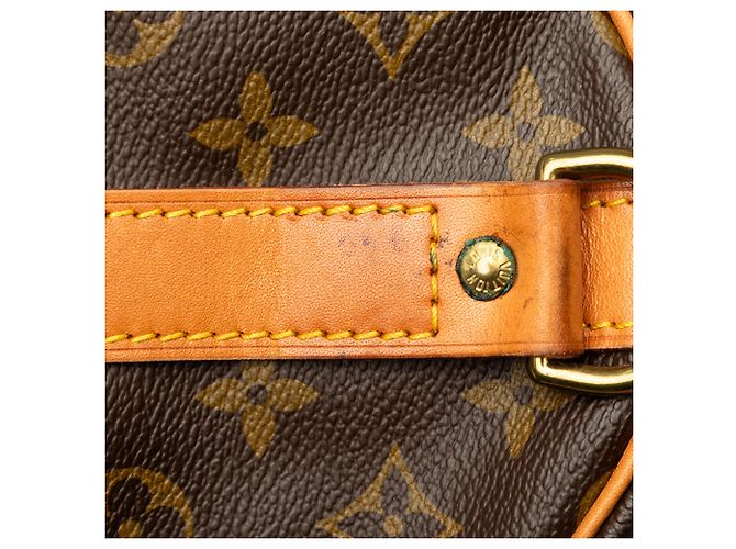 Louis Vuitton Brown Monogram Keepall Bandouliere 60 Marrom - vista 6