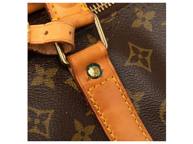 Louis Vuitton Brown Monogram Keepall Bandouliere 60 Marrom - vista 7