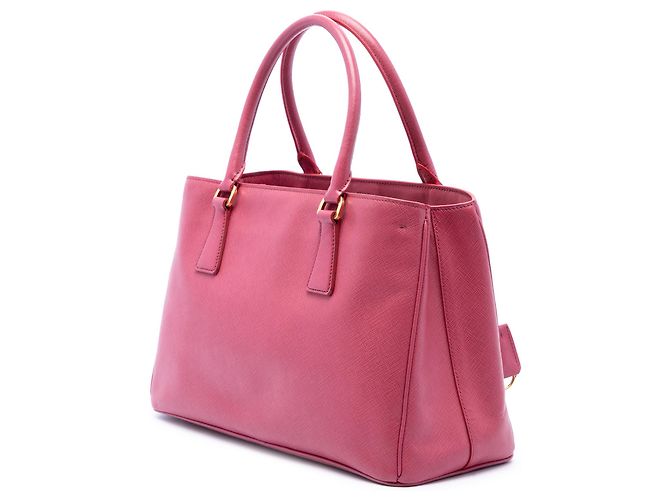 Prada Small Saffiano Lux Gardeners Tote Tasche Rosa Pink - Ansicht 2