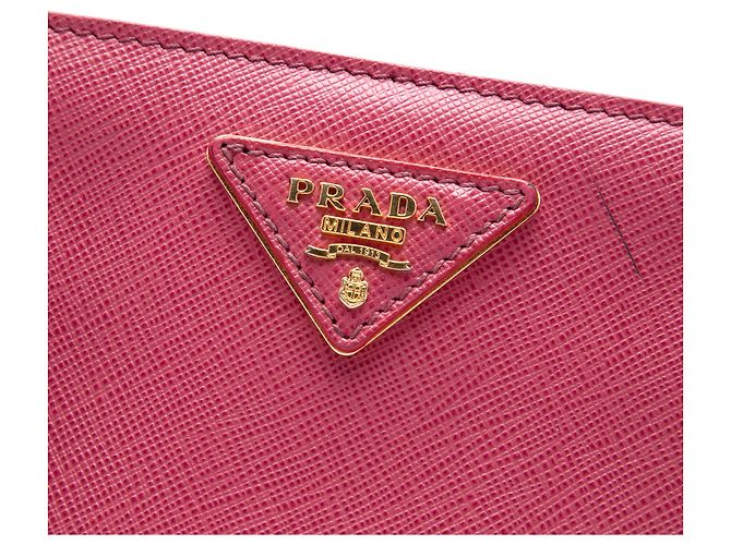 Prada Small Saffiano Lux Gardeners Tote Tasche Rosa Pink - Ansicht 5