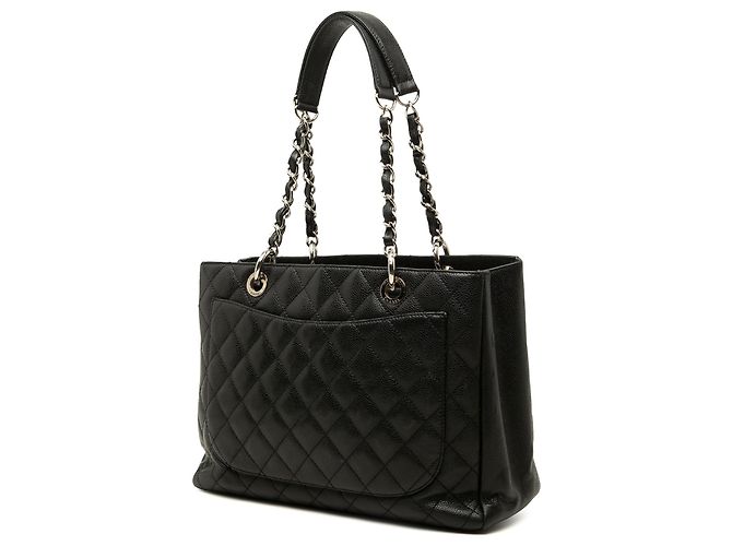 Chanel Black Caviar Grand Shopping Tote Schwarz - Ansicht 2