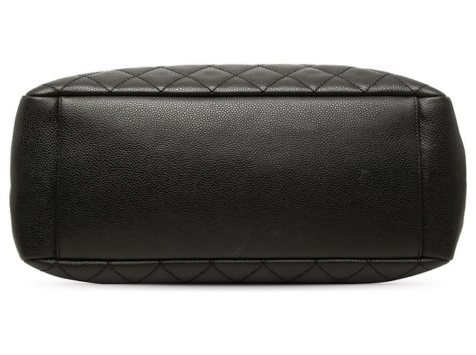 Chanel Black Caviar Grand Shopping Tote Schwarz - Ansicht 3