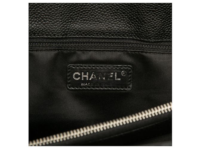 Chanel Black Caviar Grand Shopping Tote Schwarz - Ansicht 5