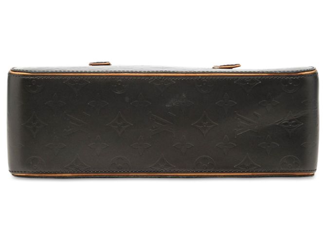 Louis Vuitton Gray Monogram Mat Shelton Marrone Grigio antracite - vista 3