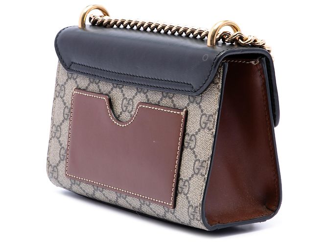 Gucci Beige Small GG Supreme Padlock Crossbody - vista 2