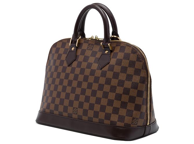 Louis Vuitton Brown Damier Ebene Alma PM Marrom - vista 2