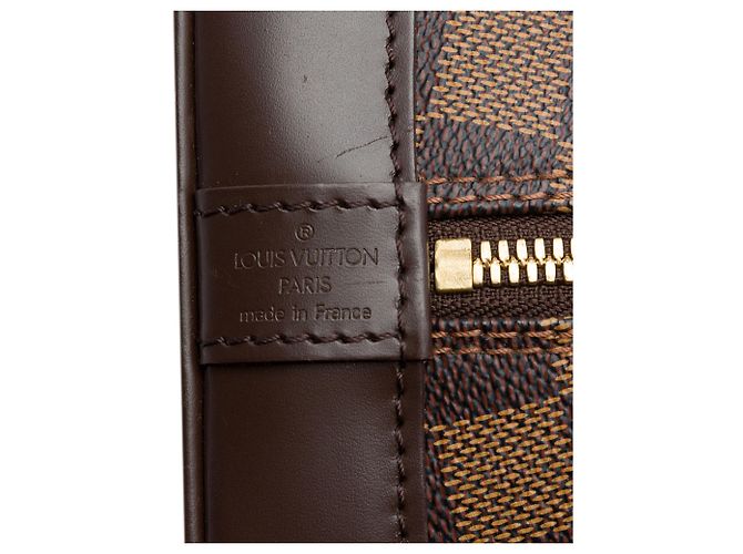 Louis Vuitton Brown Damier Ebene Alma PM Marrom - vista 5
