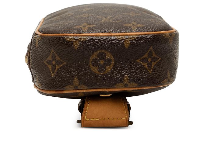 Louis Vuitton Brown Monogram Pochette Gange Marrom - vista 3