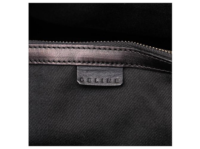Céline Celine Black C Macadam Suede Boogie Handbag - view 5
