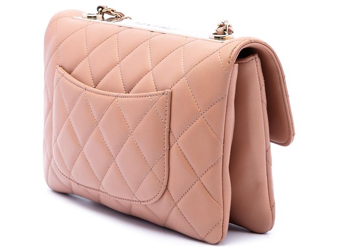 Chanel Brown Medium Quilted Lambskin Trendy CC Flap Marron Chair - vue 2
