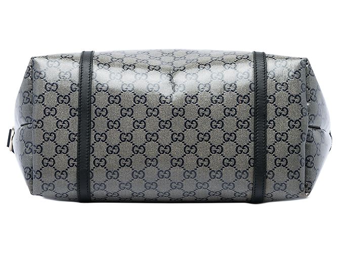 Bolsa Gucci Gray Medium GG Crystal Joy Tote Marrom - vista 3
