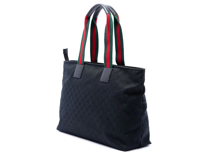 Tote Gucci Blue GG Canvas Web Azul Azul marinho - vista 2