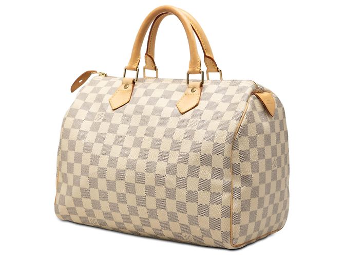 Louis Vuitton White Damier Azur Speedy 30 Blanco - vista 2