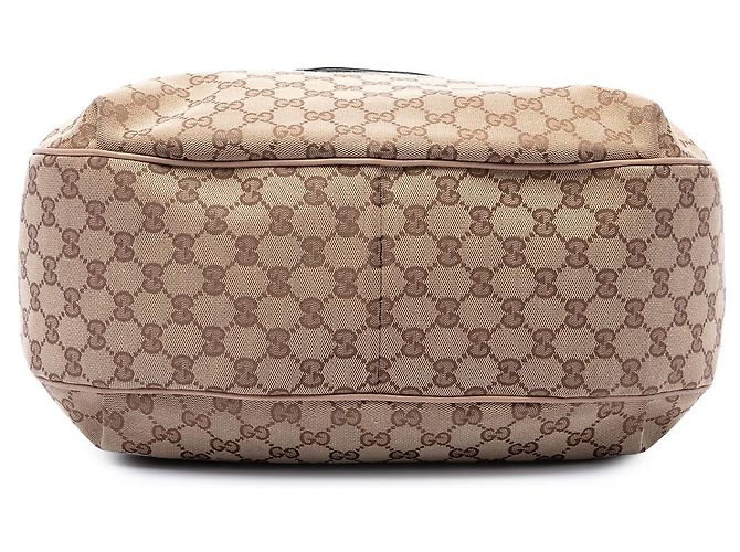 Borsa Hobo Gucci Beige GG Canvas Dressage - vista 3
