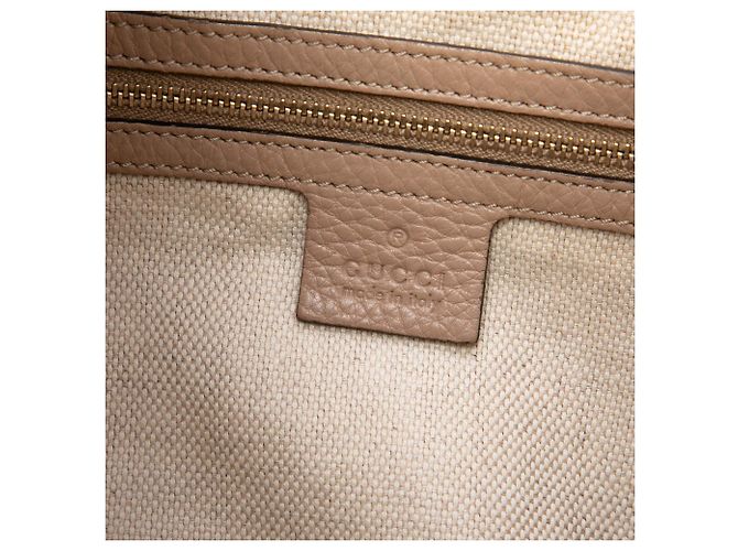 Borsa Hobo Gucci Beige GG Canvas Dressage - vista 5