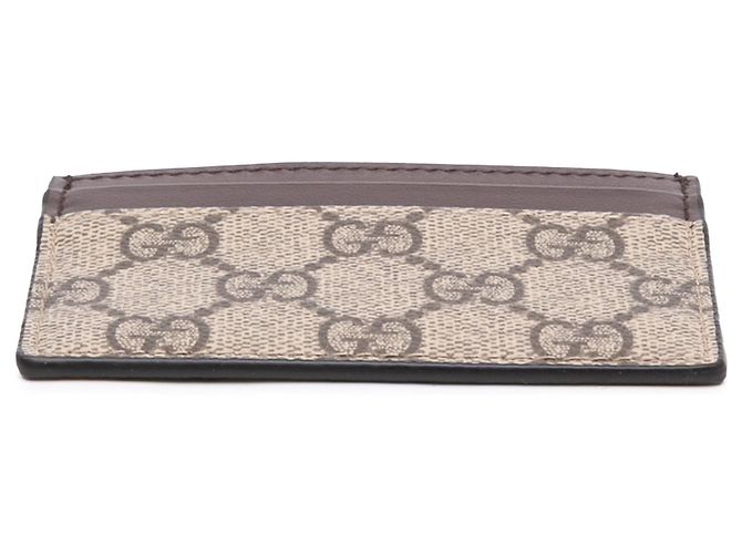 Tarjetero Gucci Beige GG Supreme - vista 3