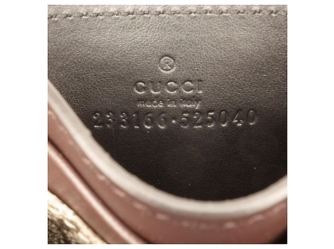 Tarjetero Gucci Beige GG Supreme - vista 5