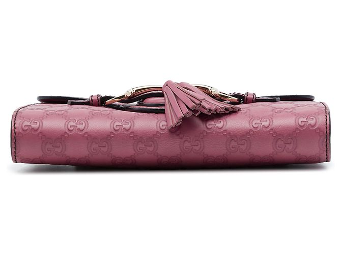Gucci Pink Small Guccissima Emily Crossbody Golden - Ansicht 3