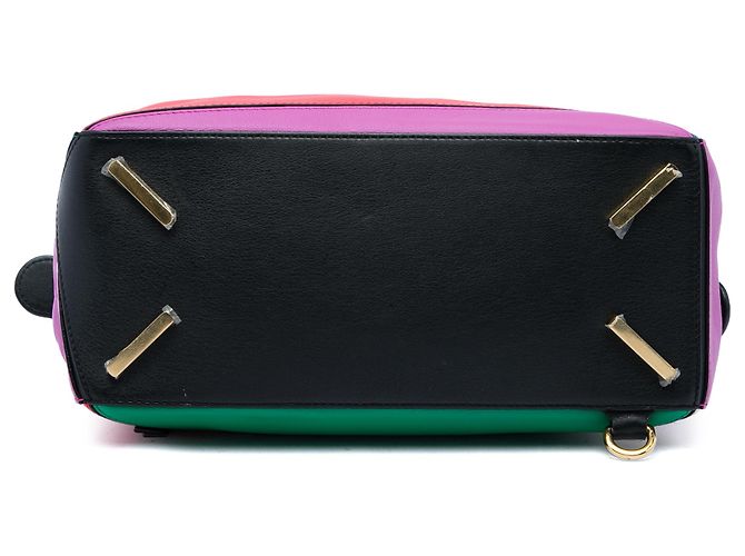 Bolso Satchel Puzzle Multi Small de piel de becerro Rainbow LOEWE Multicolor - vista 3
