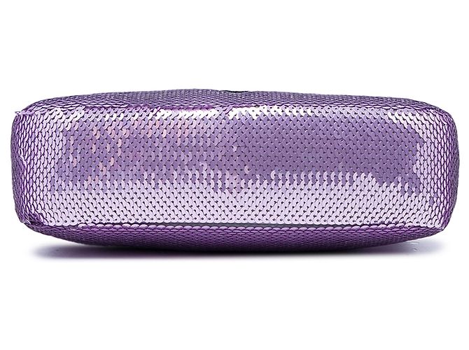 Bolso de hombro Prada Purple Mini Re Nylon Paillettes Sequin Re Edition 2000 Púrpura - vista 3