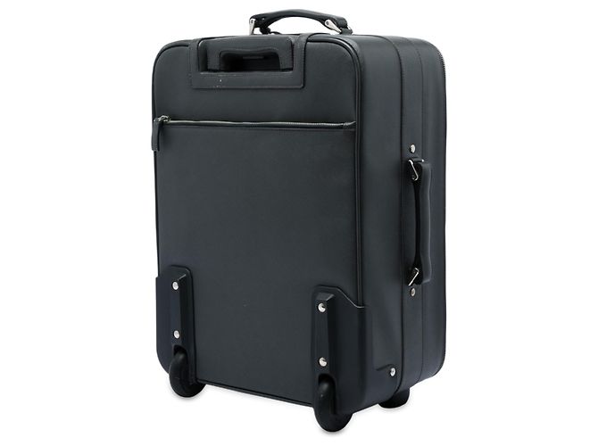 Prada Black Saffiano Rolling Trolley Suitcase - view 2