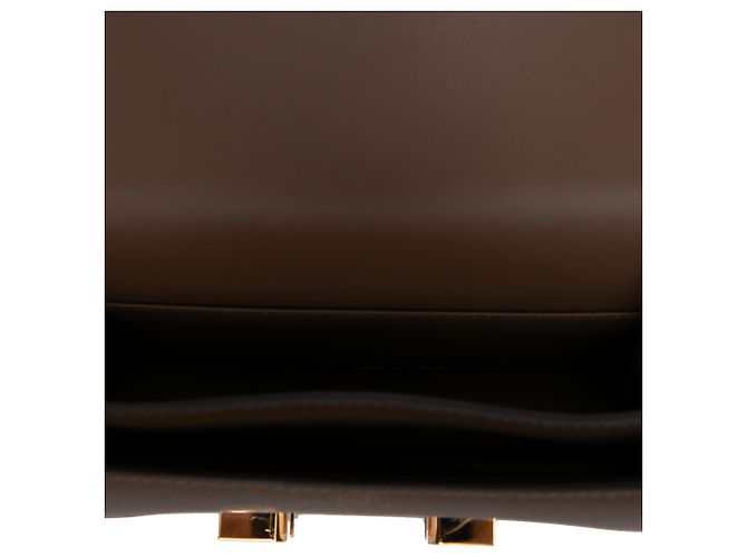 Hermès Brown Mini Chevre Mysore Constance 18 Castaño - vista 4