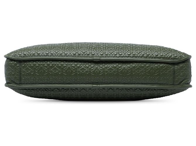 Borsetta Toledo in pelle goffrata Anagram verde LOEWE Verde scuro - vista 3