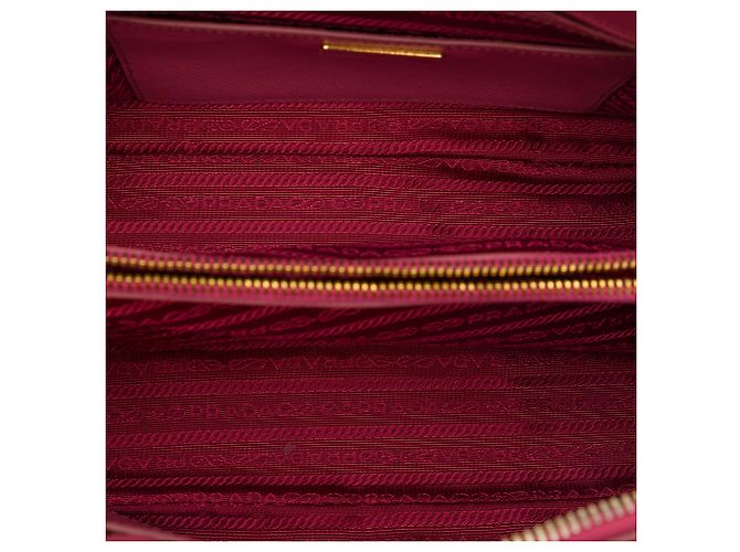 Borsa Prada Pink Medium Saffiano Lux Promenade Satchel Rosa - vista 4