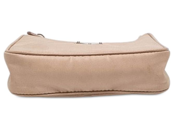 Sac Prada Mini Tessuto Re Edition 2005 Beige - vue 3