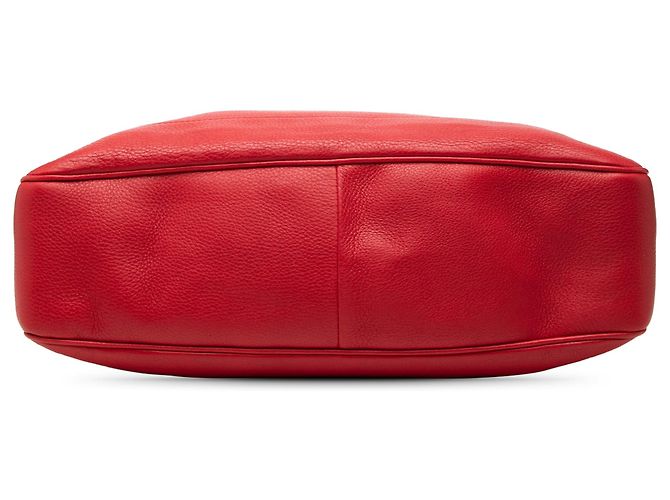Gucci Diana Satchel aus rotem Kalbsleder mit Bambusgriff - Ansicht 3
