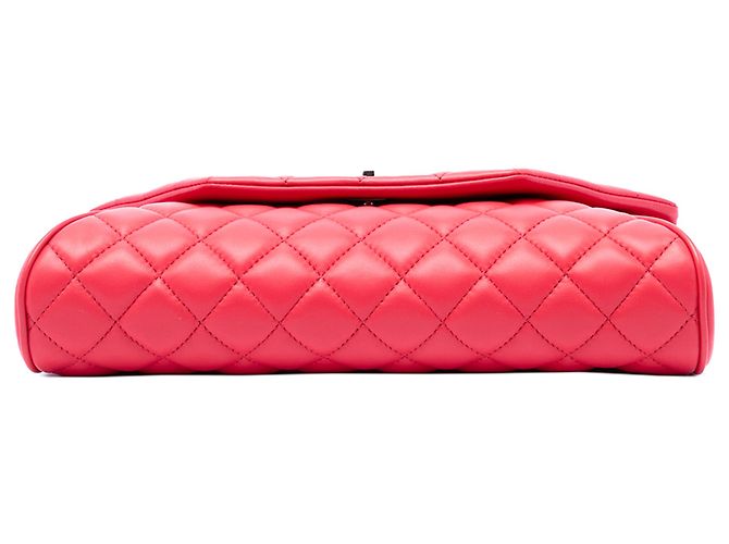 Clutch Chanel Pink Quilted Lambskin Fold Up Again Rosa - vista 3