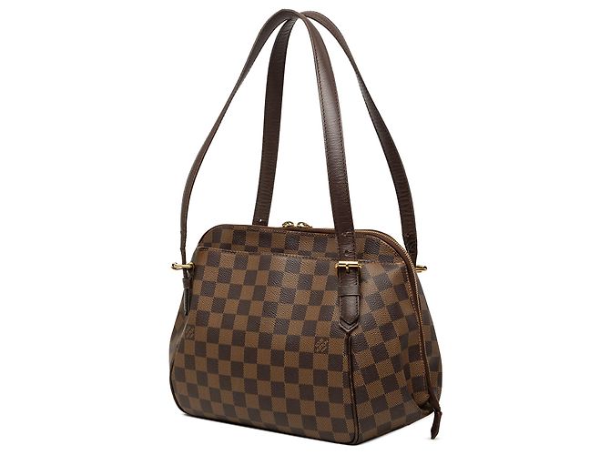 Louis Vuitton Brown Damier Ebene Belem MM Marrom - vista 2