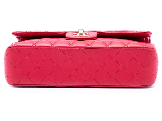 Chanel Pink Medium Classic Lambskin Double Flap - view 3
