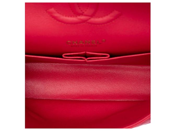 Chanel Pink Medium Classic Lambskin Double Flap - view 4