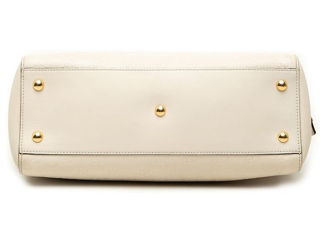 Bolsa de Ombro Soft Guccissima Medium branca Gucci Branco - vista 3