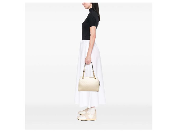 Bolsa de Ombro Soft Guccissima Medium branca Gucci Branco - vista 6