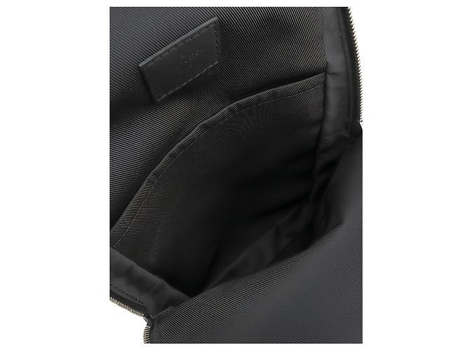 Louis Vuitton Black Damier Graphite Avenue Sling Preto - vista 4