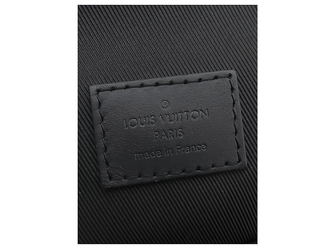 Louis Vuitton Black Damier Graphite Avenue Sling Preto - vista 5