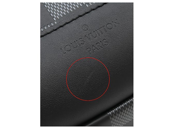 Louis Vuitton Black Damier Graphite Avenue Sling Preto - vista 6