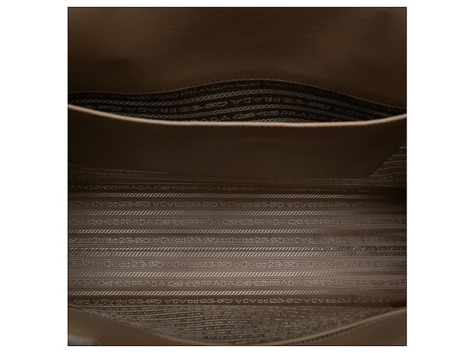 Prada Beige Large Triangolo Jacquard Symbole Tote - Ansicht 4