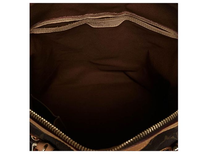 Louis Vuitton Brown Monogram Palermo GM Marron - vue 4