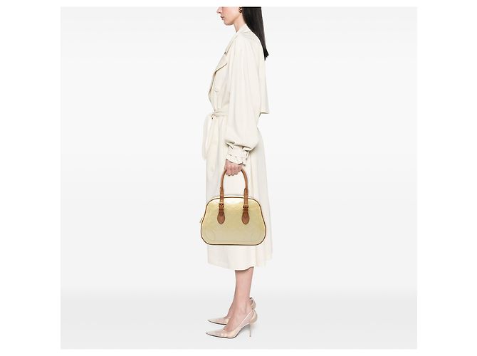 Louis Vuitton White Monogram Vernis Summit Drive Weiß Roh - Ansicht 6