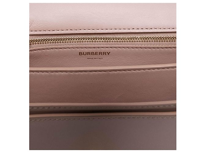 Burberry Borsa a tracolla TB Small in pelle di vitello liscia Rosa - vista 5