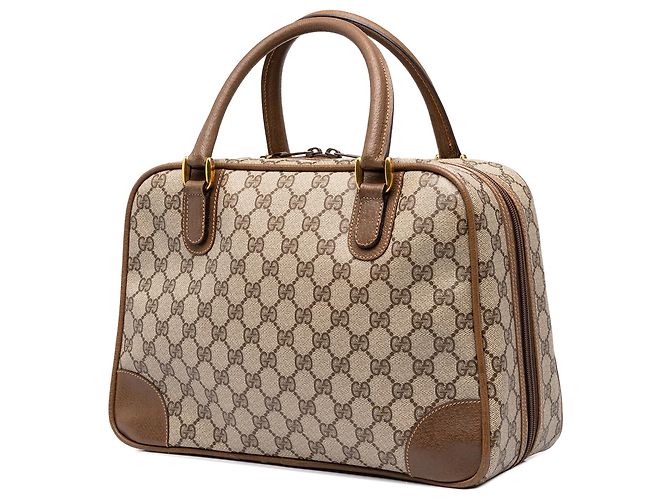 Borsa a mano Gucci Beige GG Supreme - vista 2