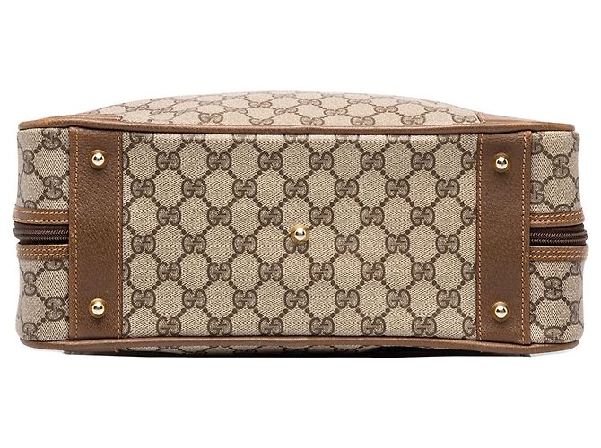 Borsa a mano Gucci Beige GG Supreme - vista 3