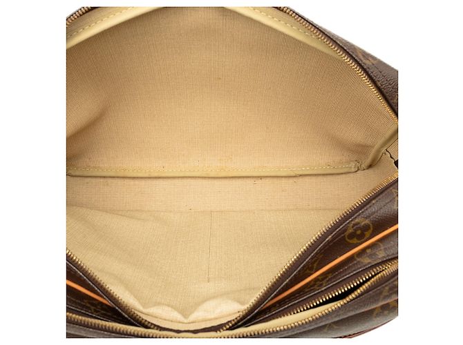 Louis Vuitton Brown Monogram Reporter GM Marron - vue 4